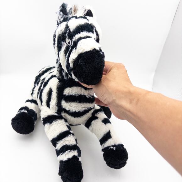 Kohls Cares Animal Planet Zebra Plush 11” Striped Stuffed Animal Wildlife Toy - Picture 5 of 8